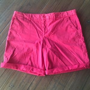 Gap size 8 hot pink 8.5” inseam shorts